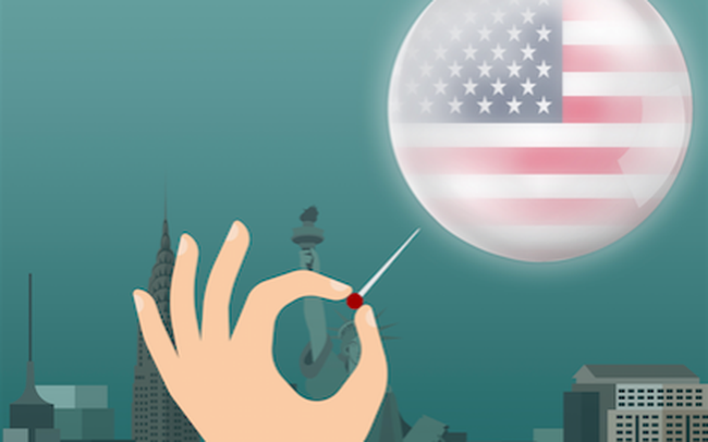 Liệu có phải Mỹ đang đối mặt với một thị trường chứng khoán ‘siêu bong bóng’?