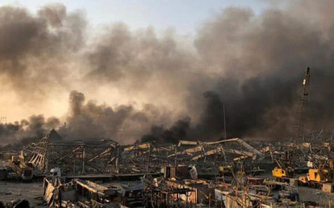 Xác định nguyên nhân gây vụ nổ kinh hoàng tại cảng Beirut (Lebanon)