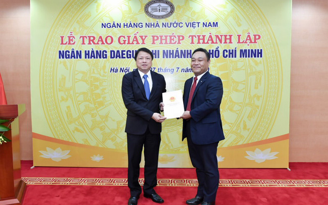 Thêm 1 ngân hàng Hàn Quốc có mặt tại Việt Nam