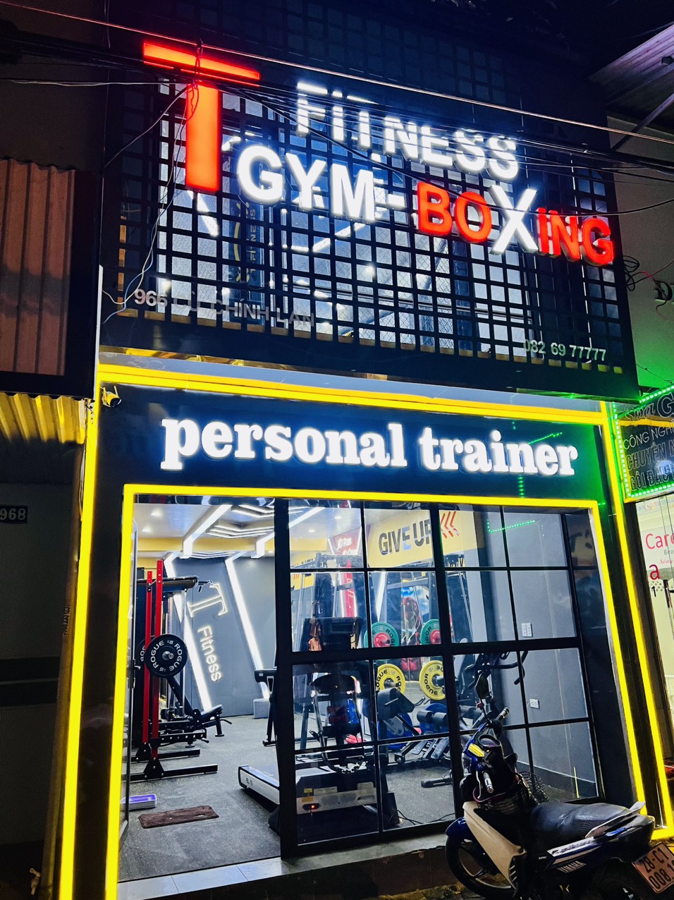 Phòng gym là Fitness TGym boxing