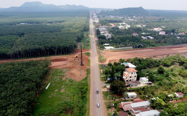 Giải phóng mặt bằng cao tốc Phan Thiết – Dầu Giây gần như hoàn tất 100%