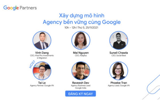 Đối tác chính thức của Google tại Việt Nam – Xây dựng Agency bền vững