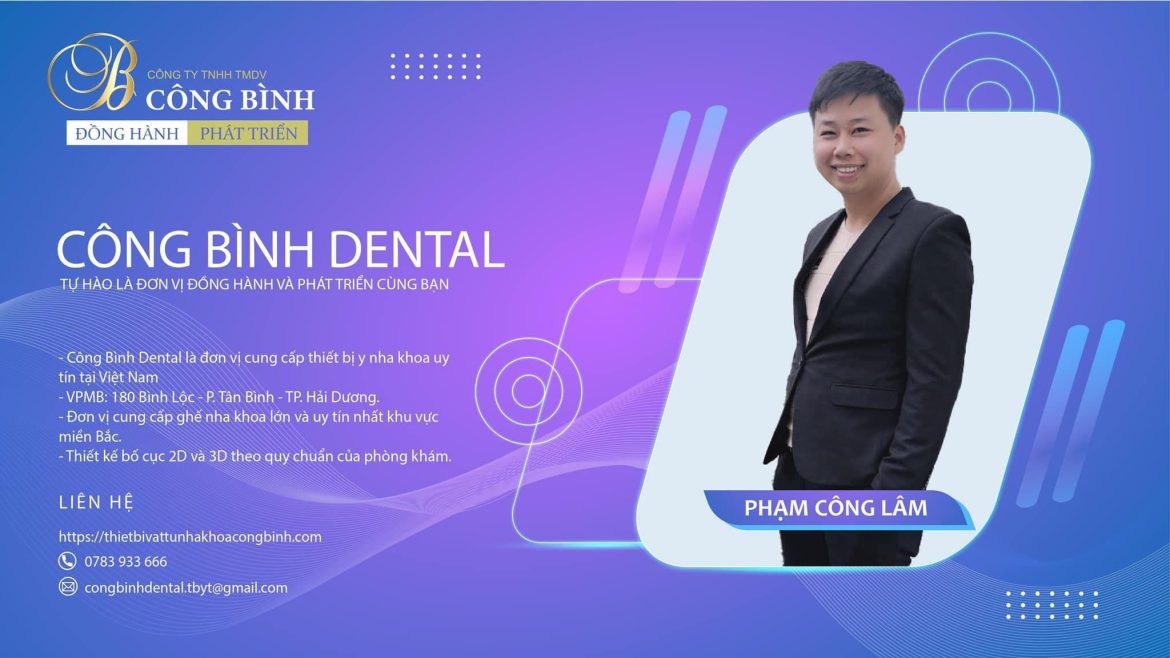 Phạm Công Lâm CEO tài ba trong cung cấp và phân phối các thiết bị và dụng cụ nha khoa