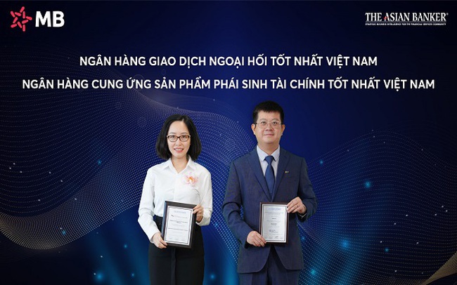 MB nhận cú đúp giải thưởng của The Asian Banker