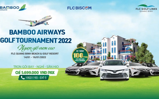 Bamboo Airways Golf Tournament mở màn chuỗi giải đấu lớn năm 2022