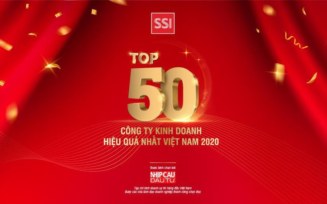 SSI lọt TOP 50 Công ty kinh doanh hiệu quả nhất Việt Nam năm 2020