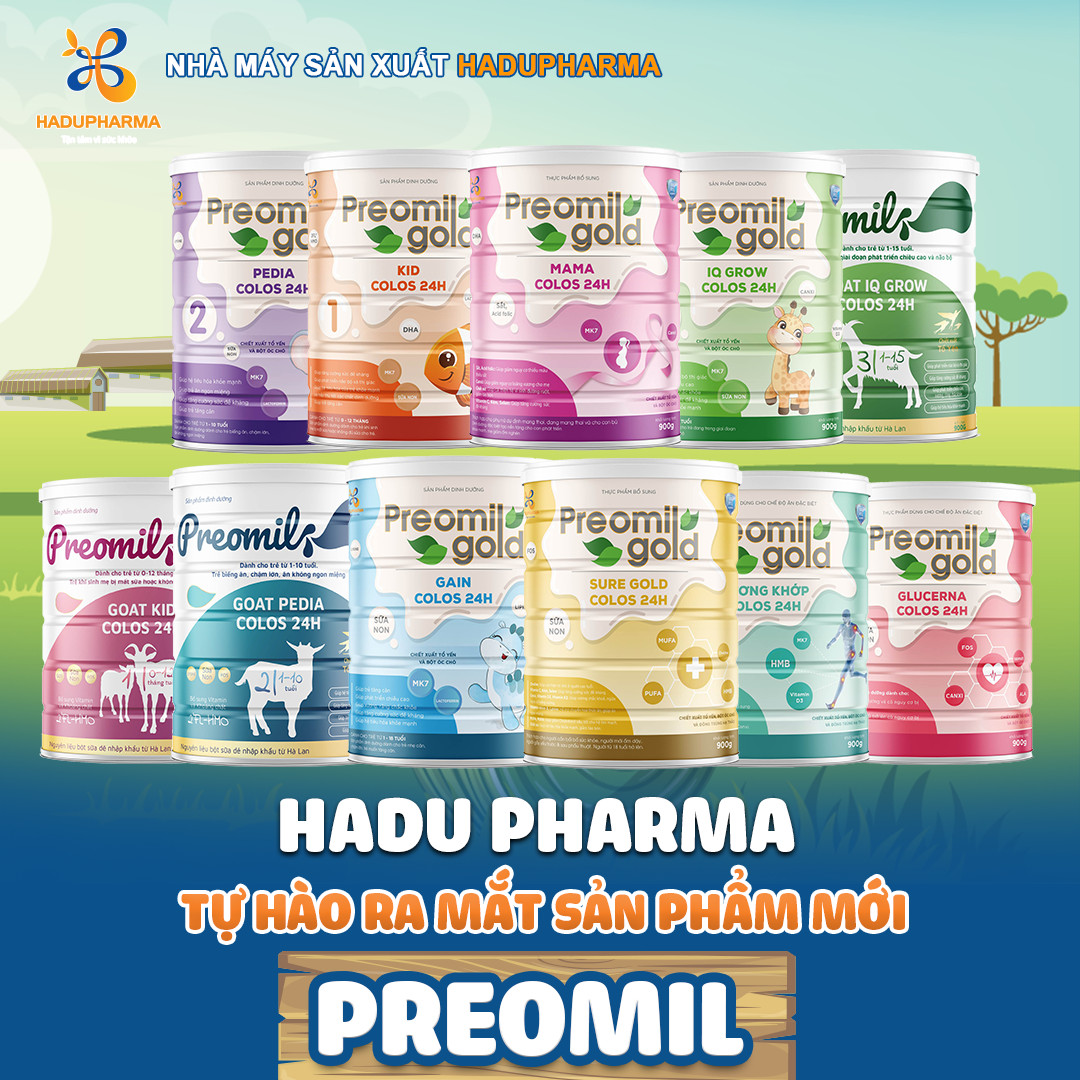 Sữa bột Preomil lựa chọn hàng đầu cho các bà mẹ